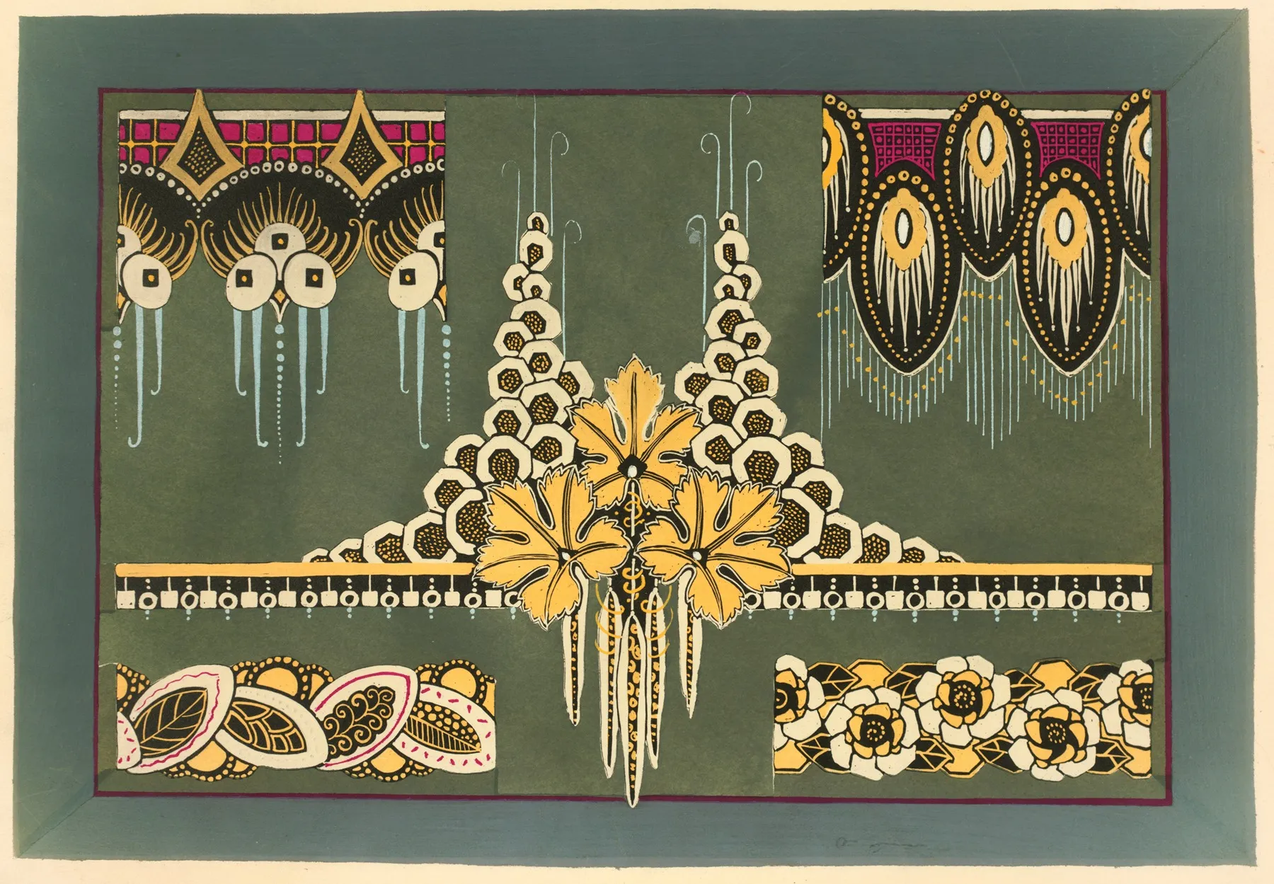 La Decoration Moderne Dans Le Textile Pl 2 Wall Art by Gaston Charlet - High-Resolution Digital Print