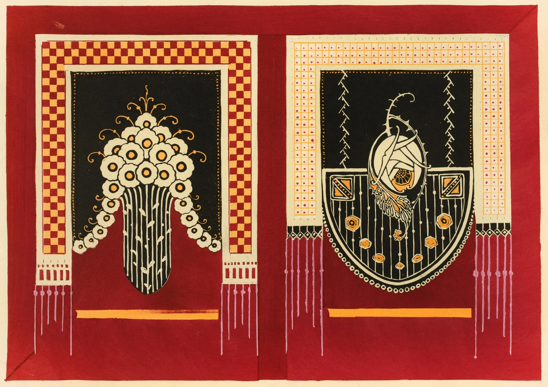 La Decoration Moderne Dans Le Textile Pl 3 Wall Art by Gaston Charlet - High-Resolution Digital Print