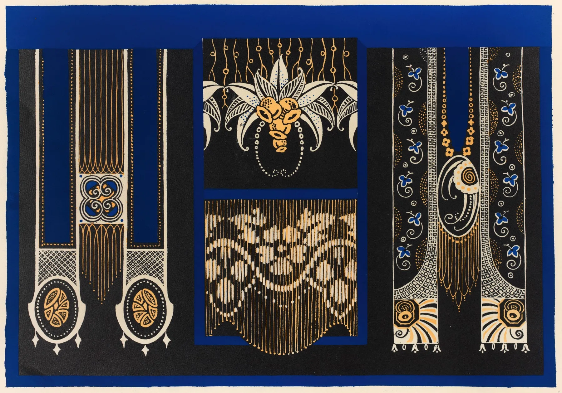La Decoration Moderne Dans Le Textile Pl 4 Wall Art by Gaston Charlet - High-Resolution Digital Print