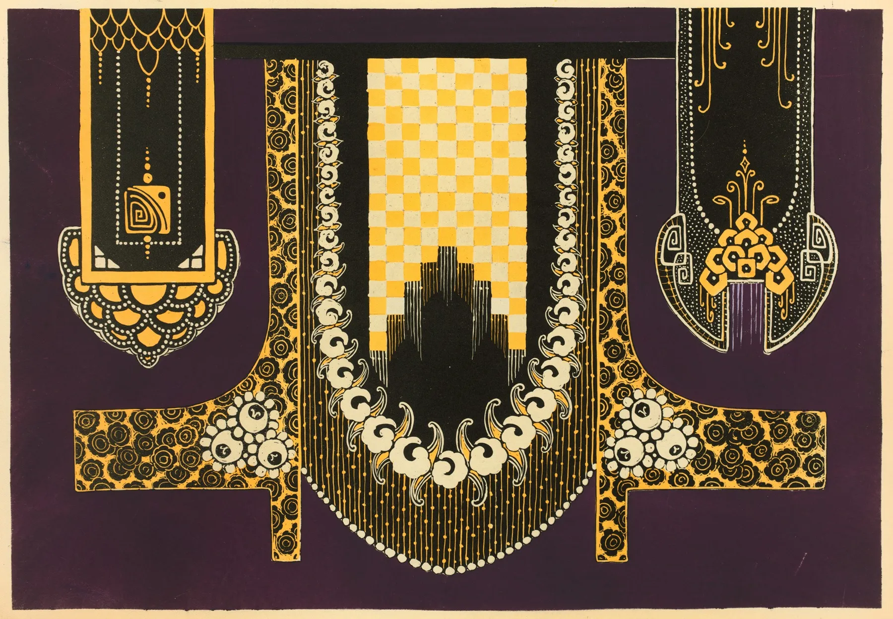 La Decoration Moderne Dans Le Textile Pl 5 Wall Art by Gaston Charlet - High-Resolution Digital Print