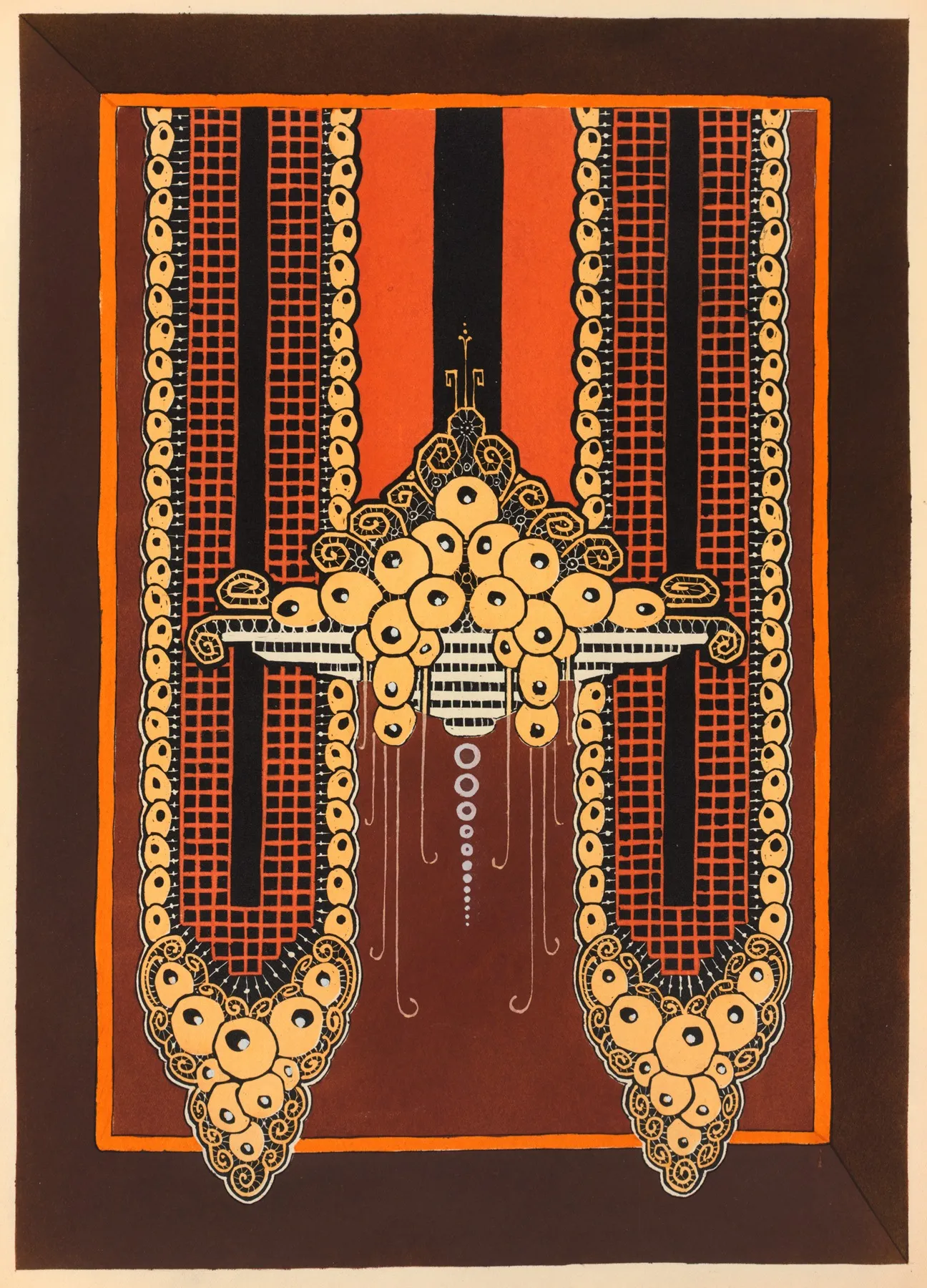 La Decoration Moderne Dans Le Textile Pl 8 Wall Art by Gaston Charlet - High-Resolution Digital Print
