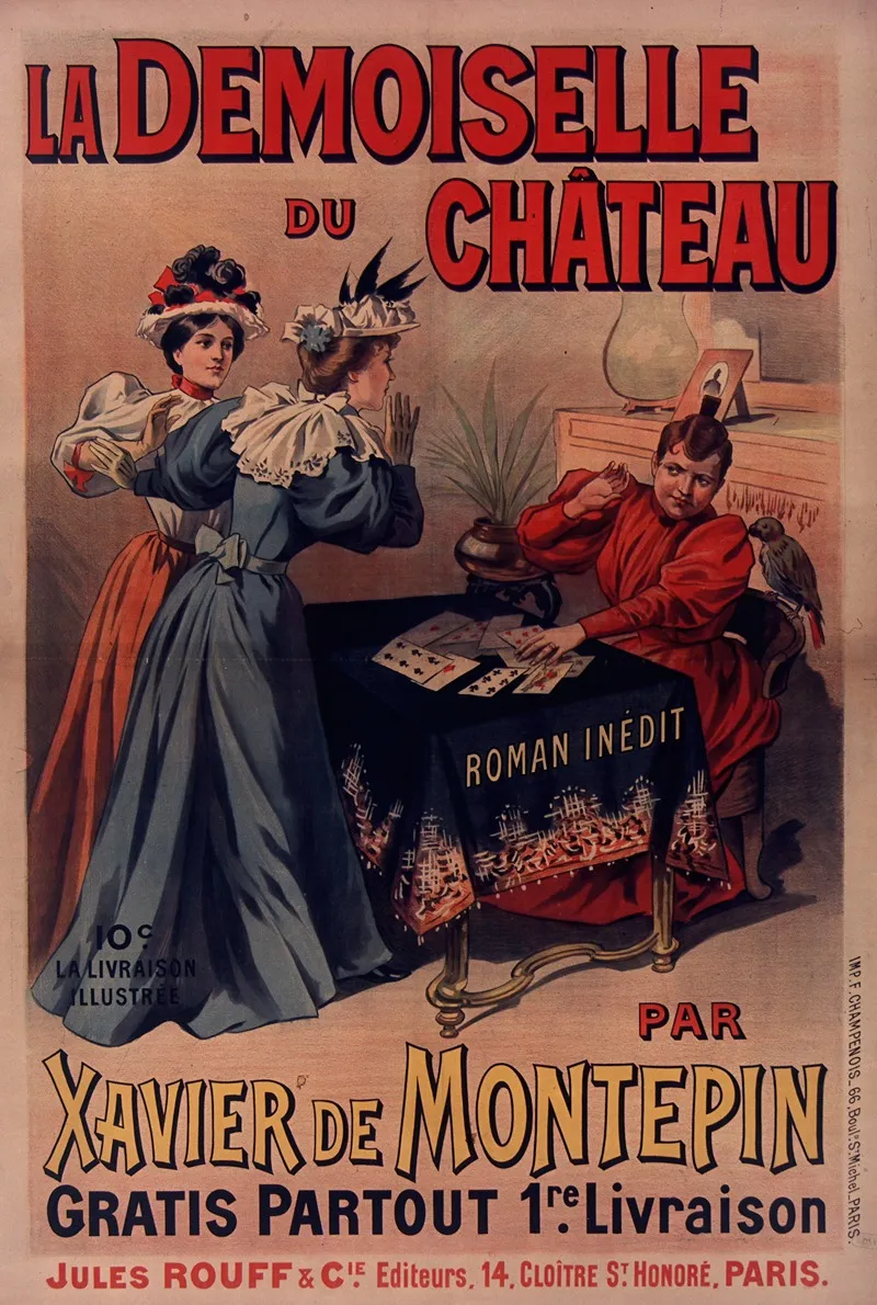 La Demoiselle Du Chateau Roman Inedit Par Xavier De Montepin Jules Rouff Ed Wall Art by Anonymous - High-Resolution Digital Print