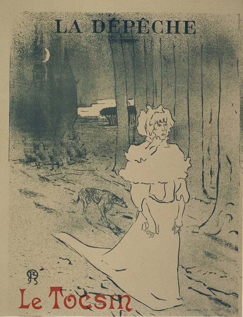 La Depeche Le Tocsin Wall Art by Henri de Toulouse-Lautrec - High-Resolution Digital Print