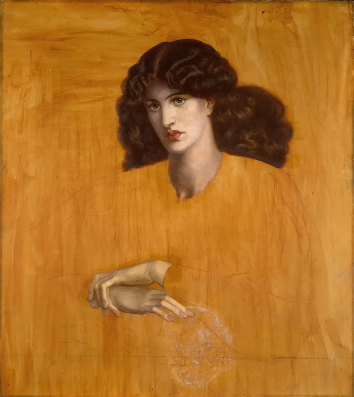 La Donna Della Finestra The Lady Of Pity Wall Art by Dante Gabriel Rossetti - High-Resolution Digital Print