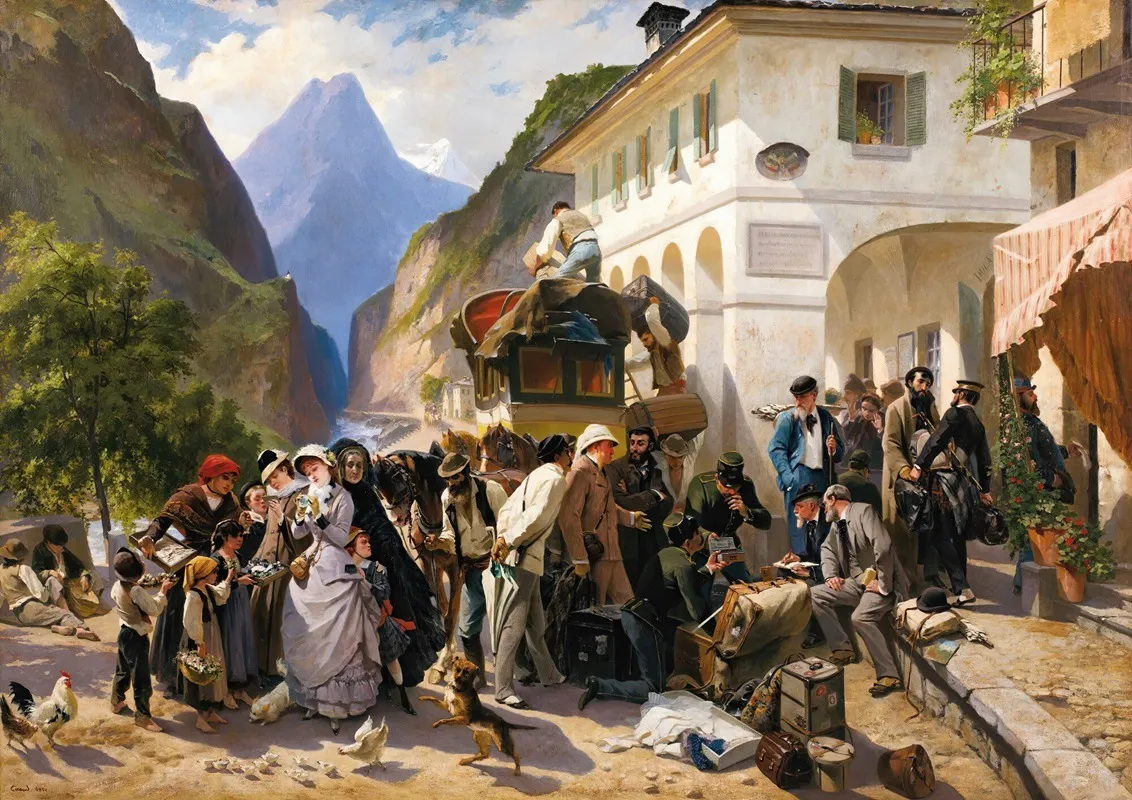 La Douane Italienne Au Simplon