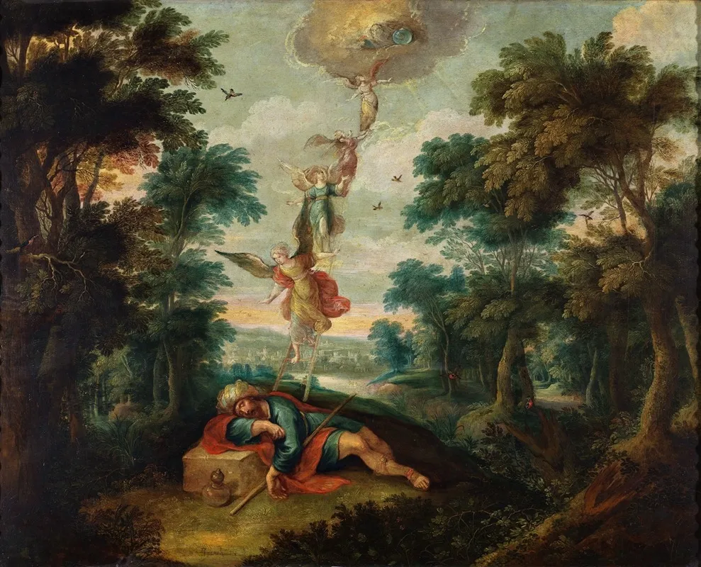 La Escala De Jacob Wall Art by Frans Francken the Younger - High-Resolution Digital Print