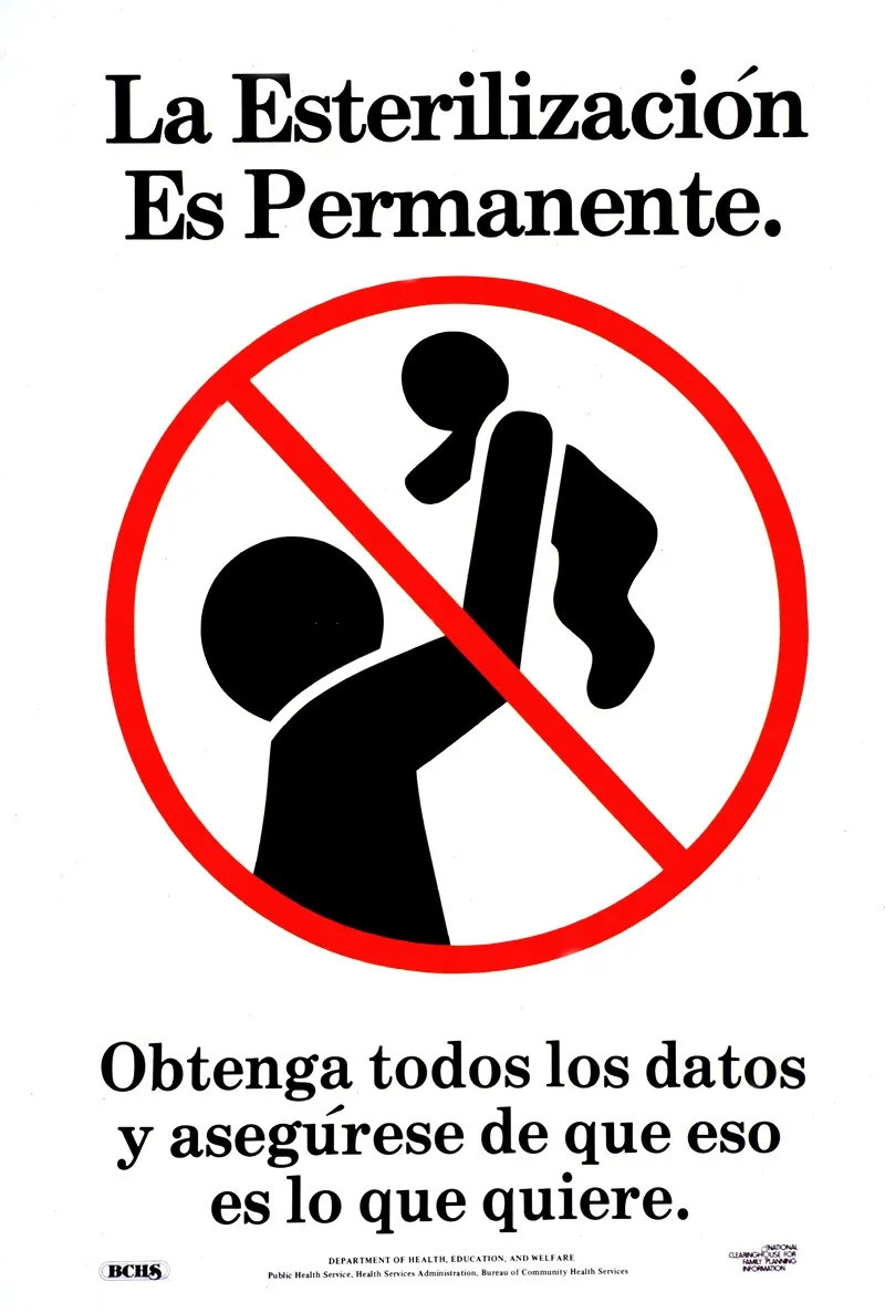 La Esterilizacion Es Permanente Wall Art by U.S.. Department of Health &amp; Human Services - High-Resolution Digital Print