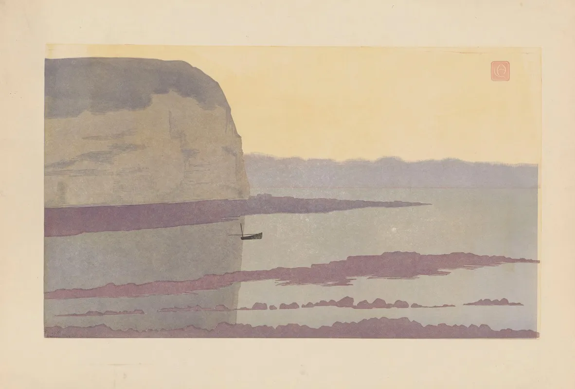 La Falaise Crepuscule Yport