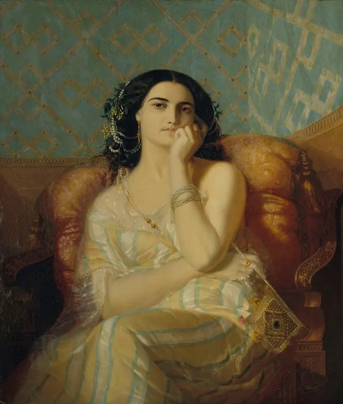 La Favorite 2 Wall Art by Julius Josephus Gaspard Starck - High-Resolution Digital Print