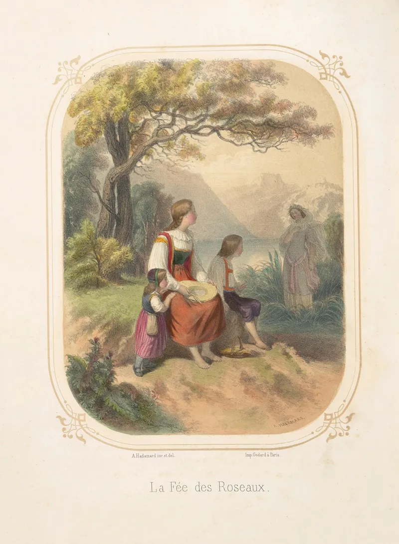 La Fee Des Roseaux Wall Art by François Grenier - High-Resolution Digital Print