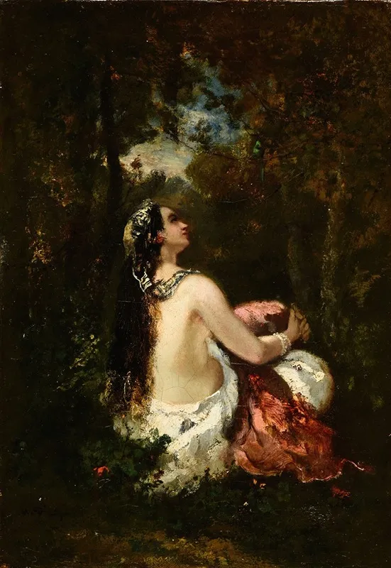 La Femme A La Perruche