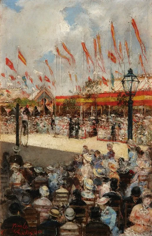 La Feria De Cadiz Fair In Cadiz Wall Art by José Pinelo - High-Resolution Digital Print
