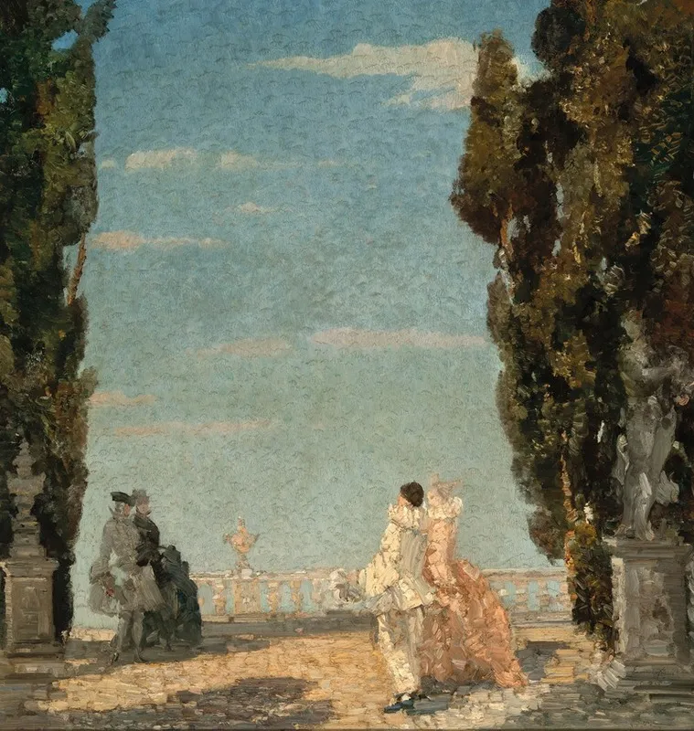 La Festa Di Pierrot Wall Art by Emma Ciardi - High-Resolution Digital Print