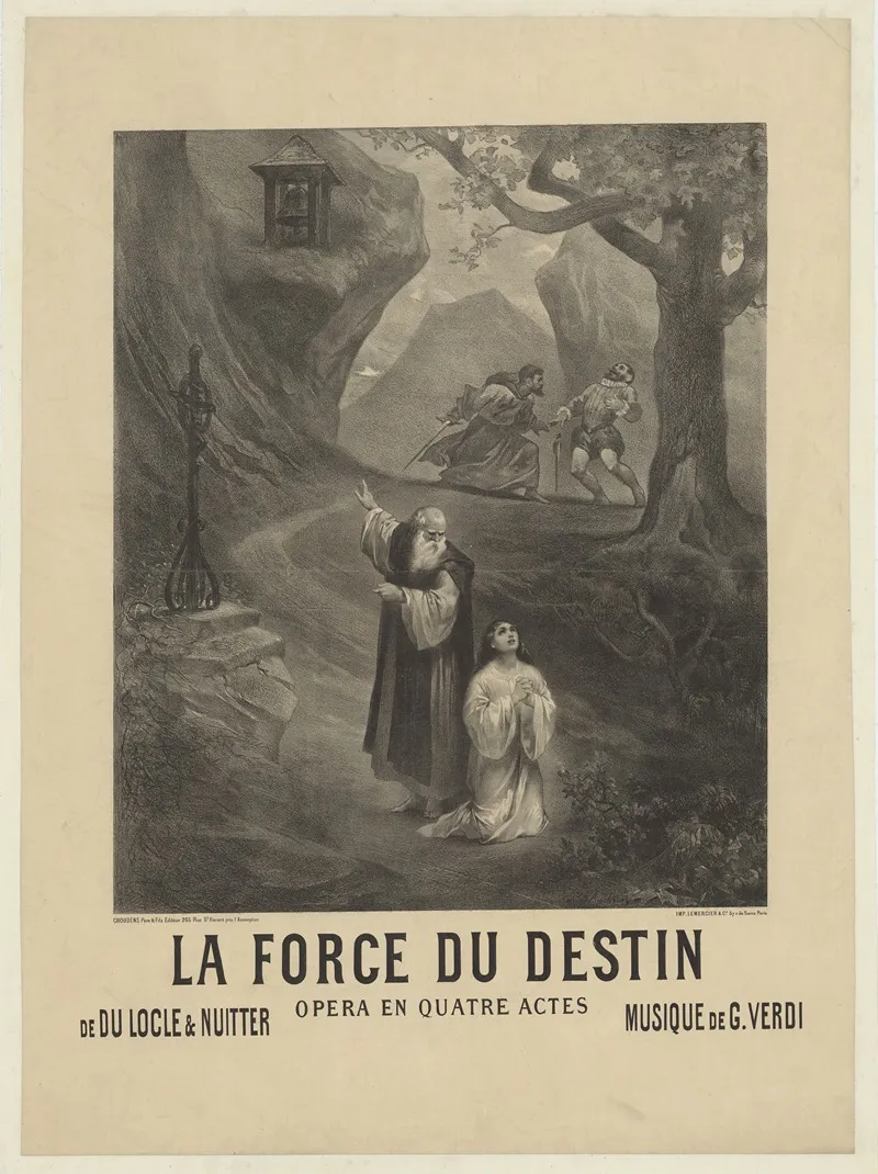 La Force Du Destin Wall Art by Louis d'Ausbourg - High-Resolution Digital Print