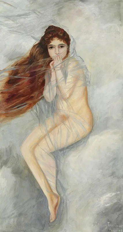 La Frileuse Wall Art by Jenny Tvermoes - High-Resolution Digital Print