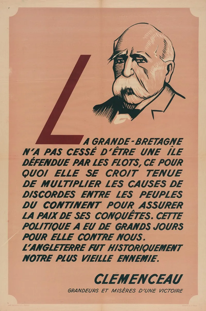 La Grande Bretagne Na Pas Cesse Detre Une Ile Defendue Wall Art by Imprimeur Office de répartition de l’affichage - High-Resolution Digital Print