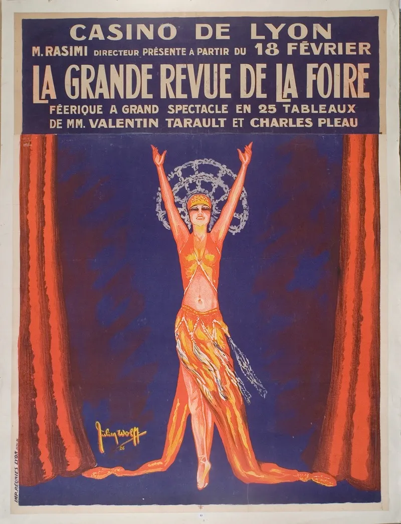 La Grande Revue De La Foire Wall Art by Julien Wolff - High-Resolution Digital Print