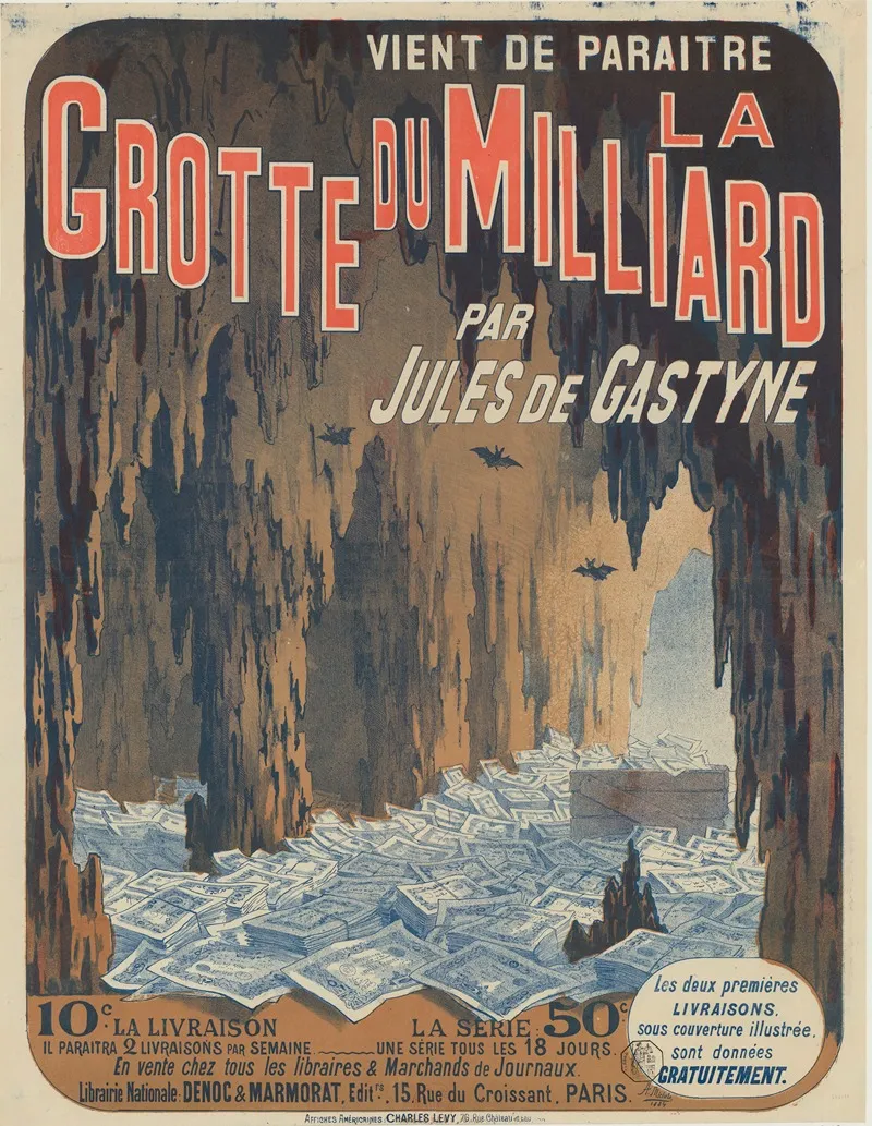 La Grotte Du Milliard Par Jules Gastyne 10 C La Livraison Wall Art by A. Michèle - High-Resolution Digital Print