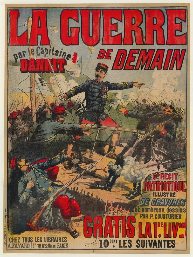La Guerre De Demain Par Le Capitaine Danrit Wall Art by Louis Bombled - High-Resolution Digital Print