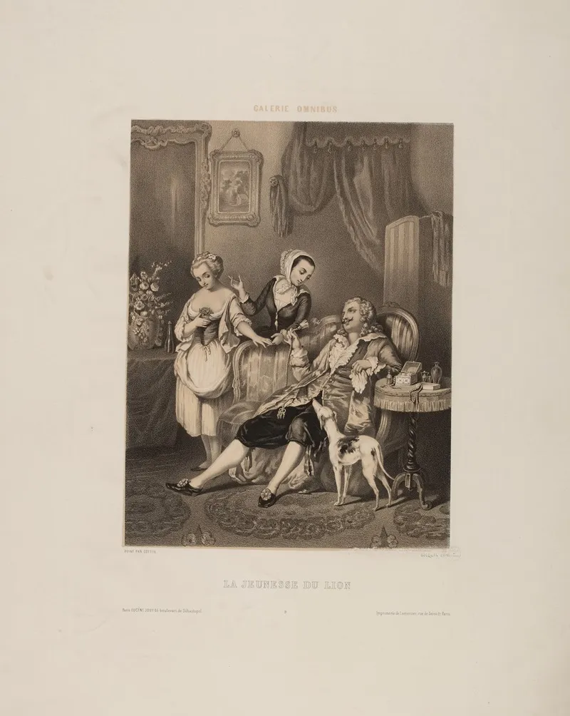 La Jeunesse Du Lion Wall Art by Jean-Adolphe Bocquin - High-Resolution Digital Print