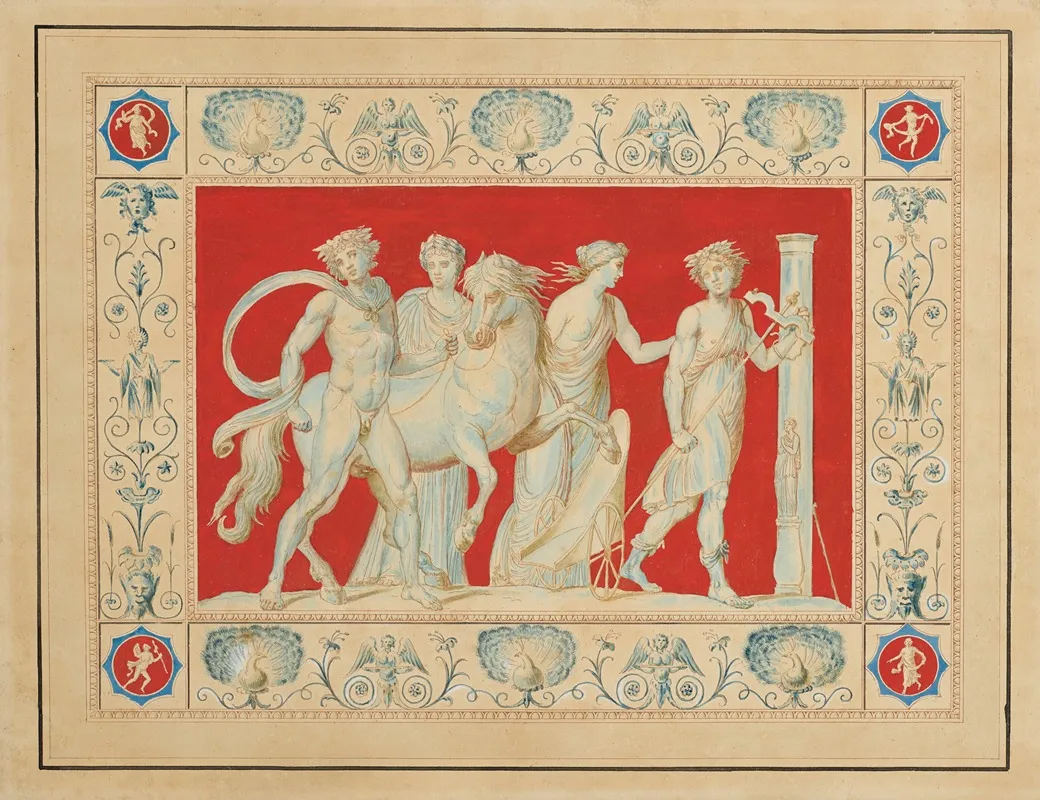 La Jeunesse Et Leducation De Dionysus Wall Art by Marco Carloni - High-Resolution Digital Print