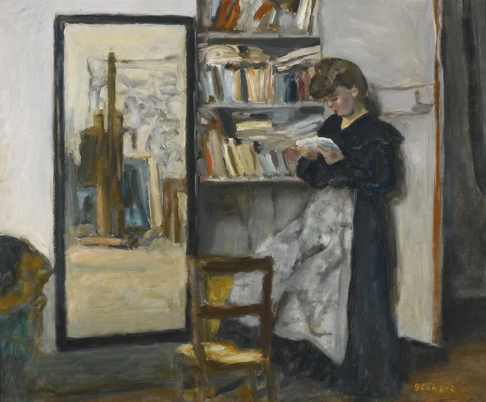 La Lecture 5 Wall Art by Pierre Bonnard - High-Resolution Digital Print