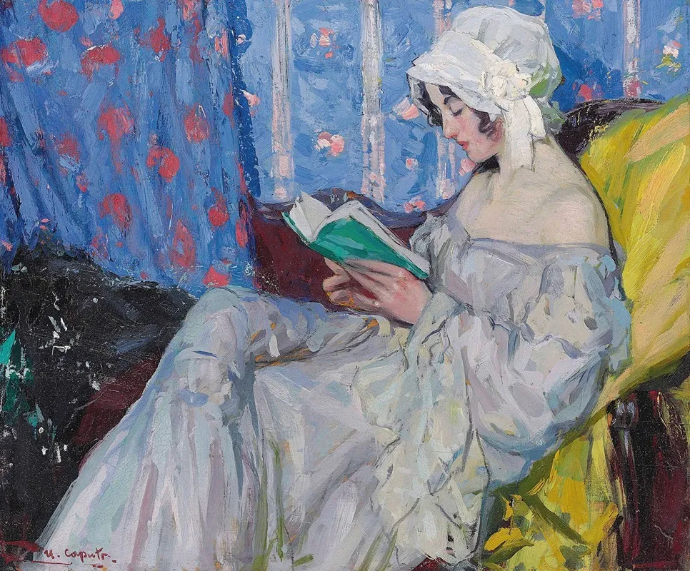 La Liseuse 8 Wall Art by Ulisse Caputo - High-Resolution Digital Print