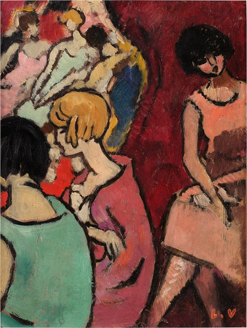 La Loge Au Theatre Wall Art by Louis Valtat - High-Resolution Digital Print