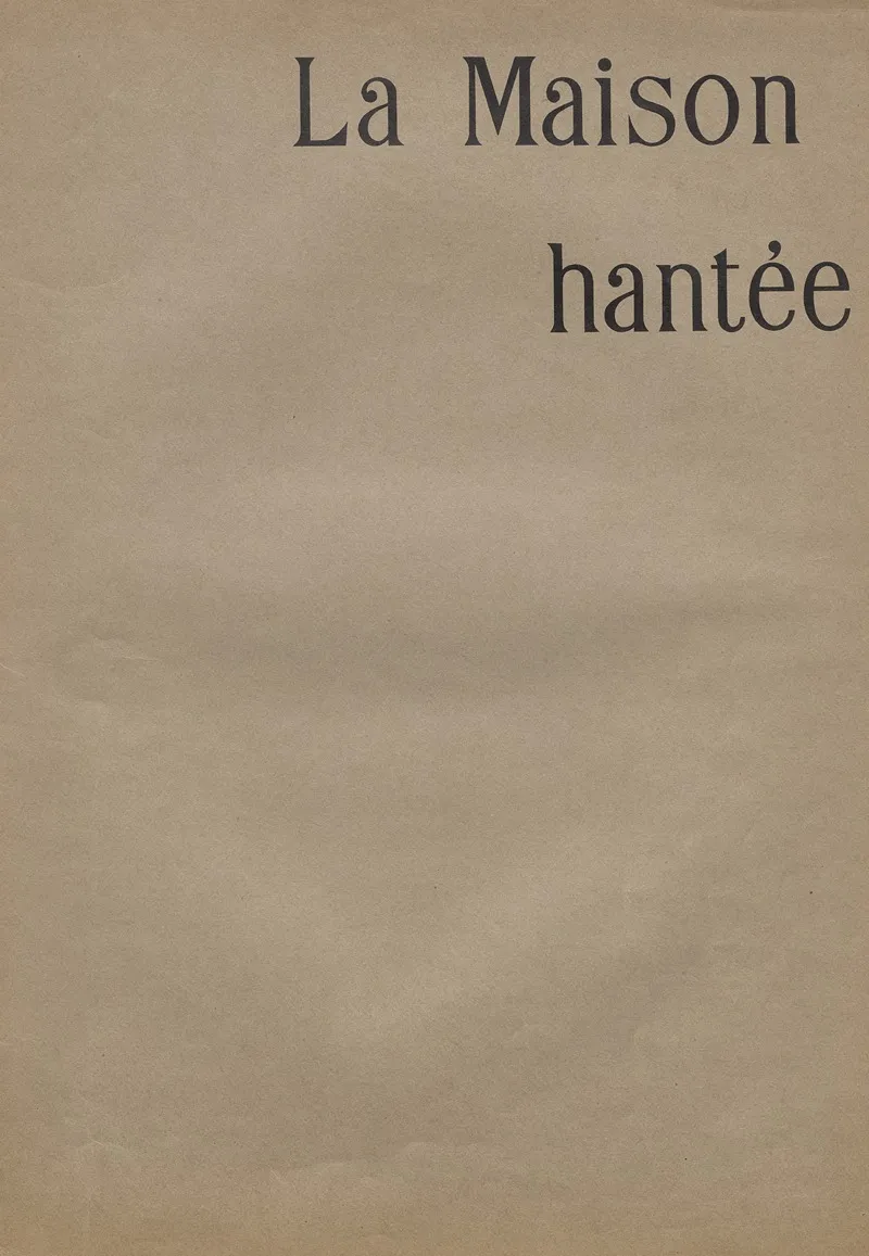 La Maison Hantee Title Wall Art by Odilon Redon - High-Resolution Digital Print