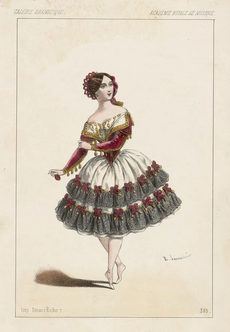 La Manola Par Mlle Plumket Academie Royale De Musique Wall Art by Alexandre Lacauchie - High-Resolution Digital Print