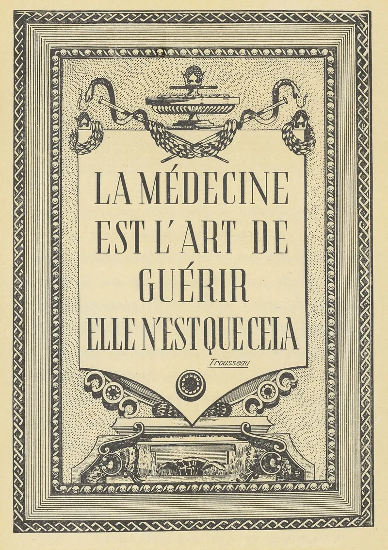 La Medecine Est Lart De Guerir Aleudrine Wall Art by Laboratoires M. R. Ballu - High-Resolution Digital Print