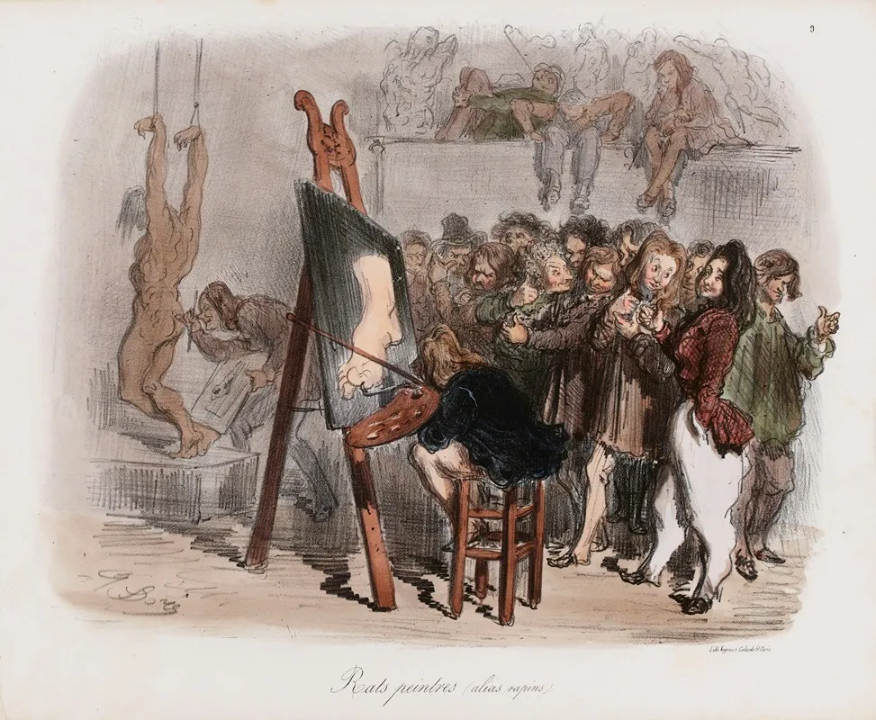 La Menagerie Parisienne Premier Tirage Pl 10