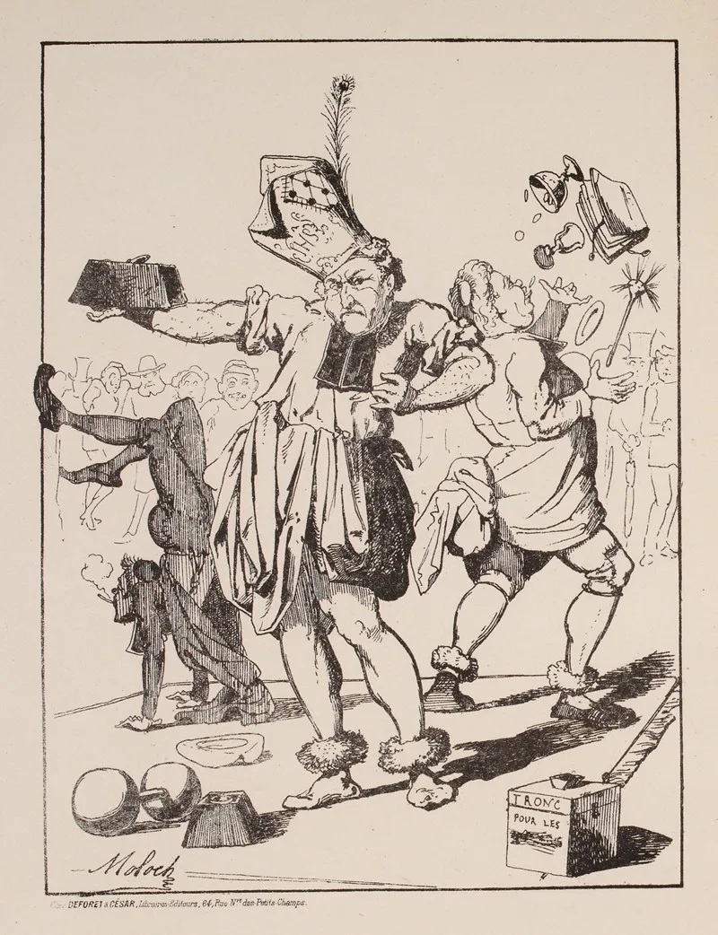 La Mendicite Etant Interdite 3 Wall Art by Moloch (Alphonse Hector Colomb) - High-Resolution Digital Print