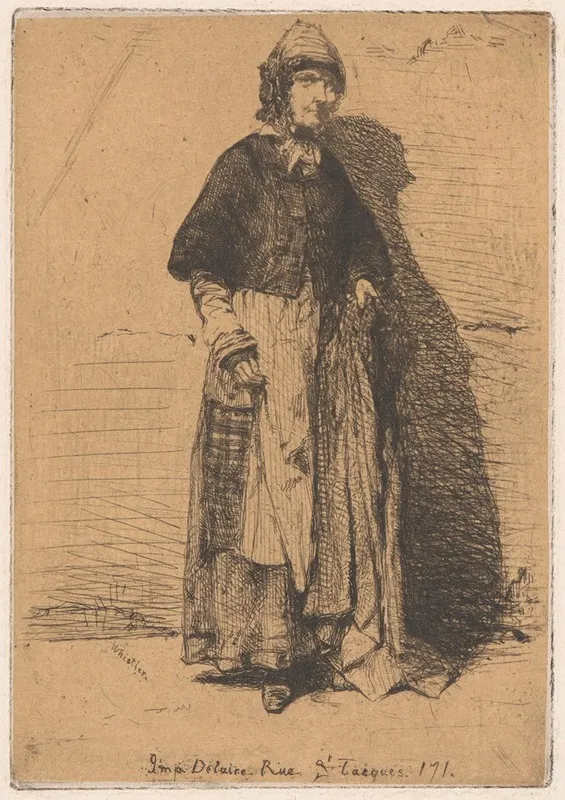 La Mere Gerard Wall Art by James Abbott McNeill Whistler - High-Resolution Digital Print