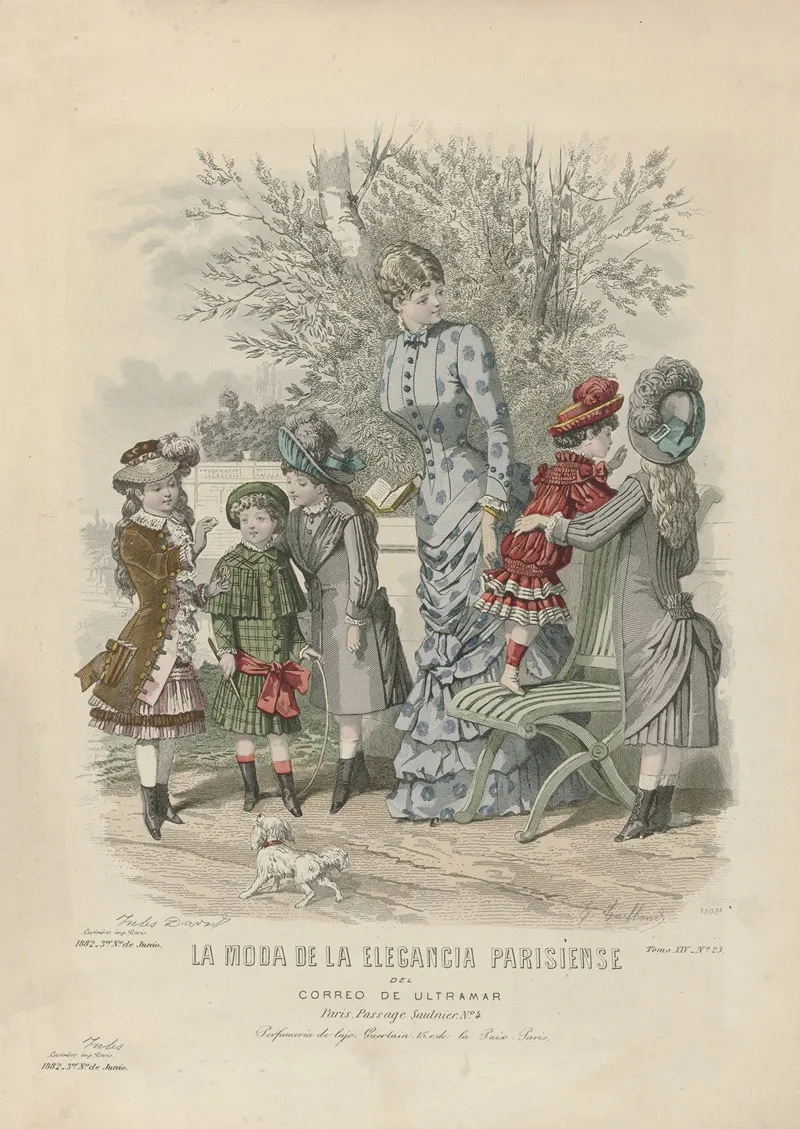 La Moda De La Elegancia Parisiense Del Correo De Ultramar Wall Art by Edouard Tailland - High-Resolution Digital Print