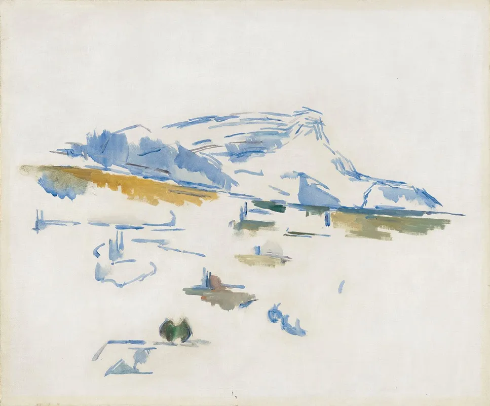 La Montagne Sainte Victoire Vue Des Lauves Wall Art by Paul Cézanne - Canvas Print