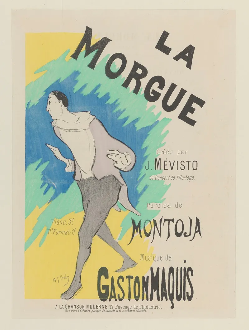La Morgue 5 Wall Art by Henri-Gabriel Ibels - High-Resolution Digital Print