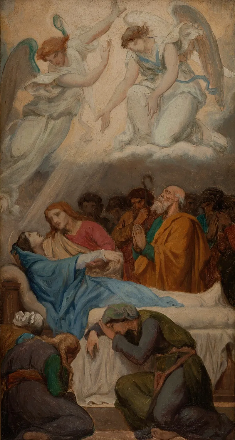 La Mort De La Vierge Wall Art by Émile Bin - High-Resolution Digital Print