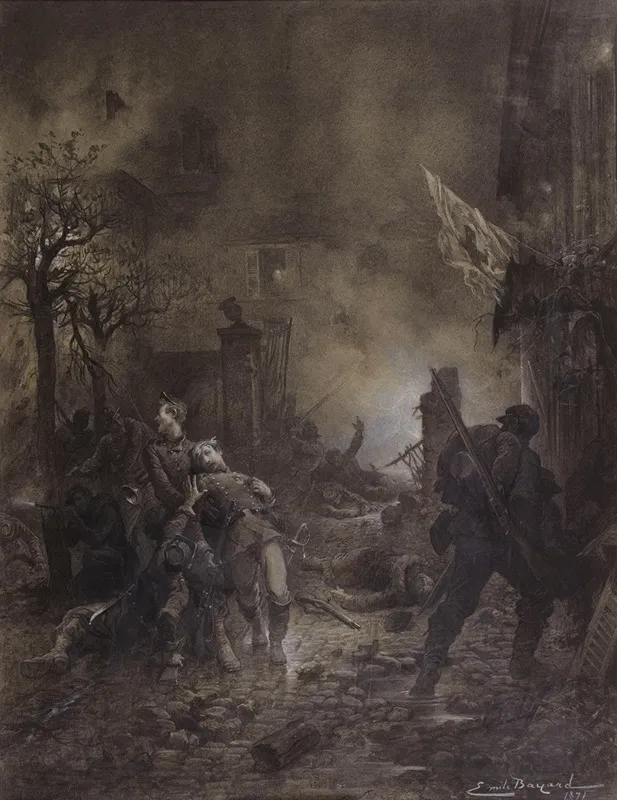 La Mort Du Capitaine Franchetti En 1870