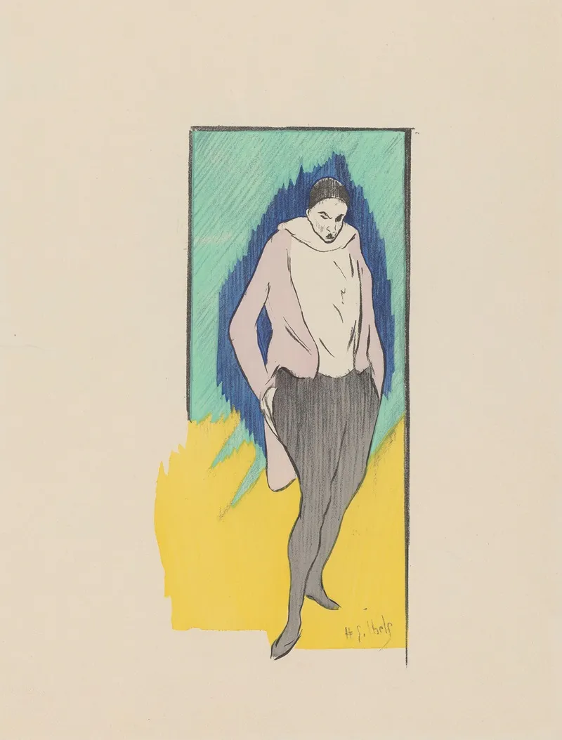 La Mort Du Propre A Rien Wall Art by Henri-Gabriel Ibels - High-Resolution Digital Print