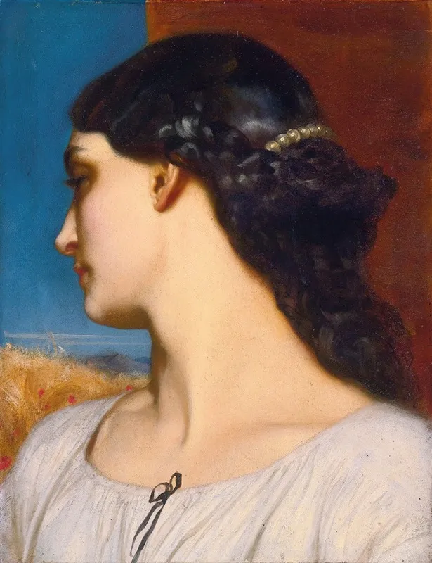 La Nanna Sunny Hours Wall Art by Frederic Leighton - High-Resolution Digital Print