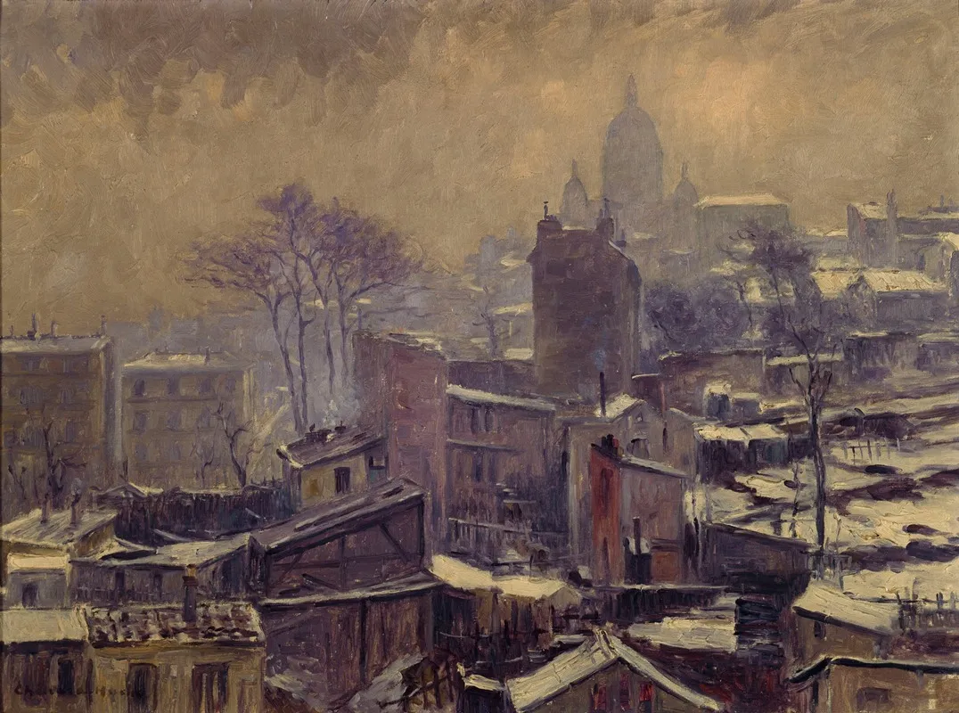 La Neige Sur Le Maquis De Montmartre