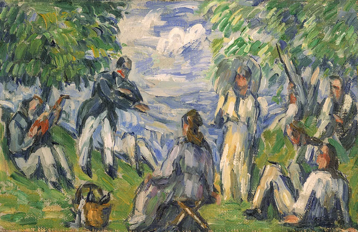 La Partie De Campagne Or Le Dejeuner Sur Lherbe