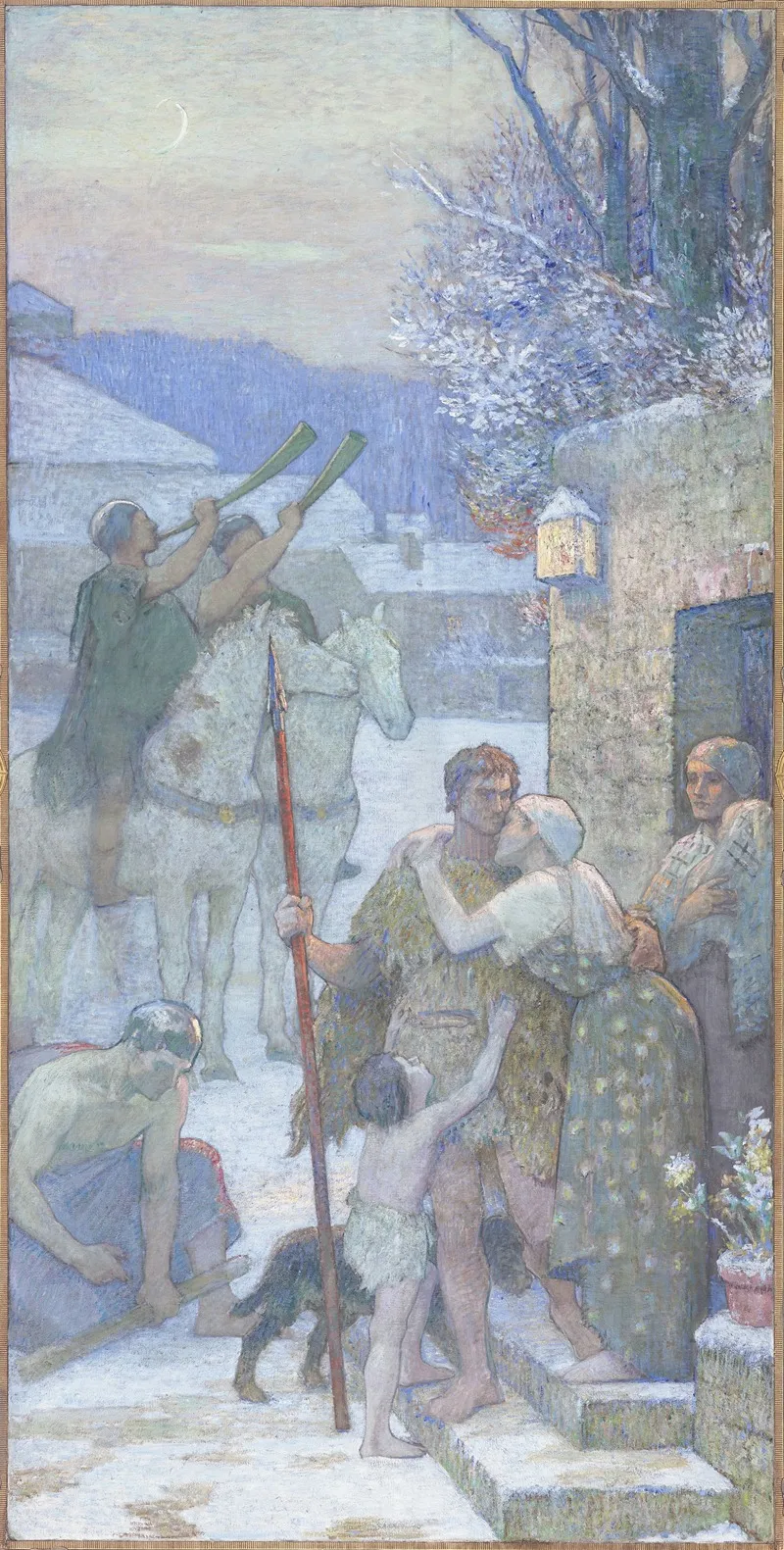 La Patrie Ou Le Patriotisme Wall Art by Jacques Ferdinand Humbert - High-Resolution Digital Print