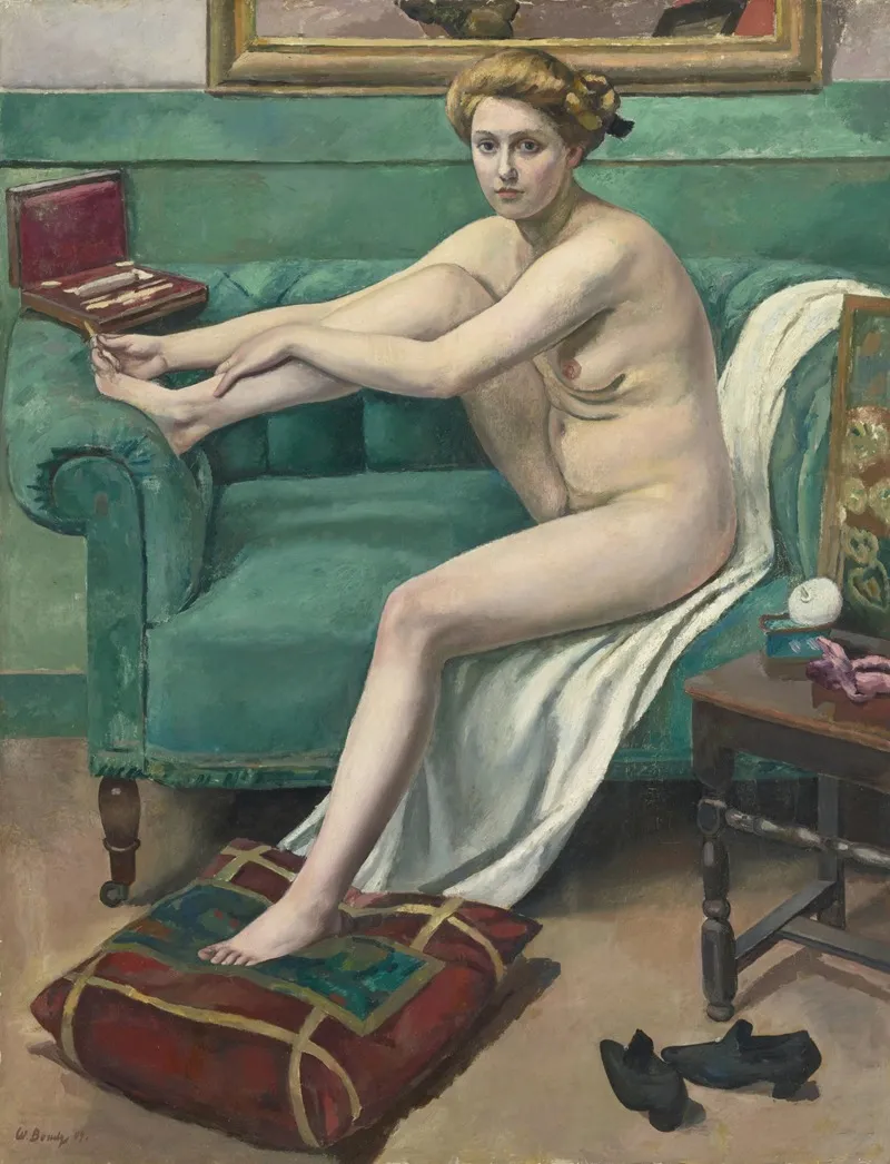 La Pedicure Wall Art by Walter Bondy - High-Resolution Digital Print