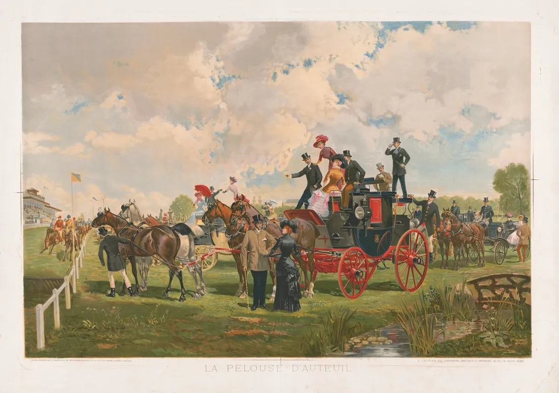La Pelouse Dauteuil Wall Art by Fishel, Adler &amp; Co. - High-Resolution Digital Print