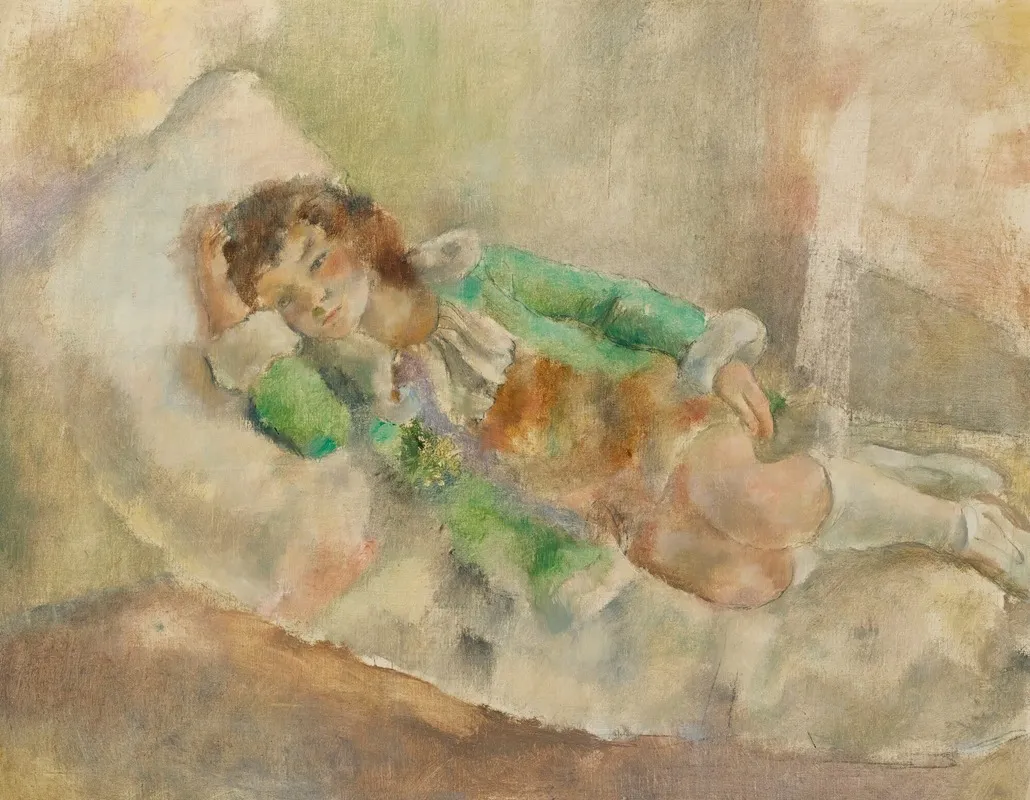 La Petite Actrice Wall Art by Jules Pascin - High-Resolution Digital Print