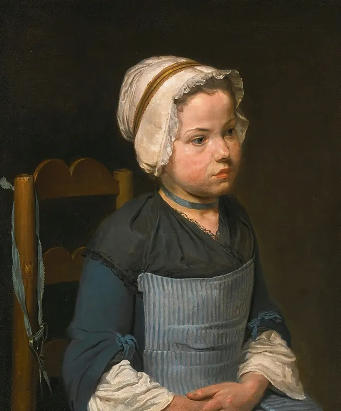 La Petite Reveuse Wall Art by Jean-François Gilles Colson - High-Resolution Digital Print