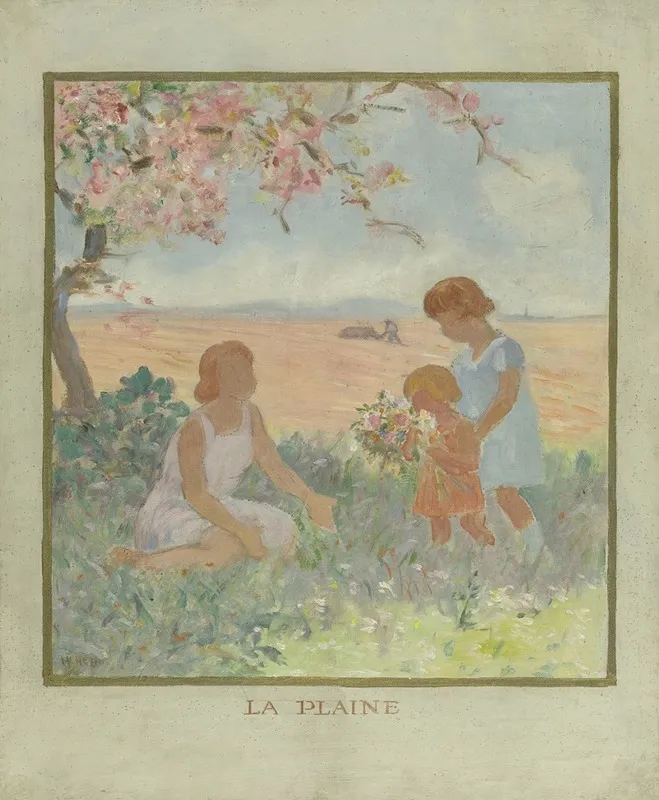 La Plaine Wall Art by Henri Nozais - High-Resolution Digital Print