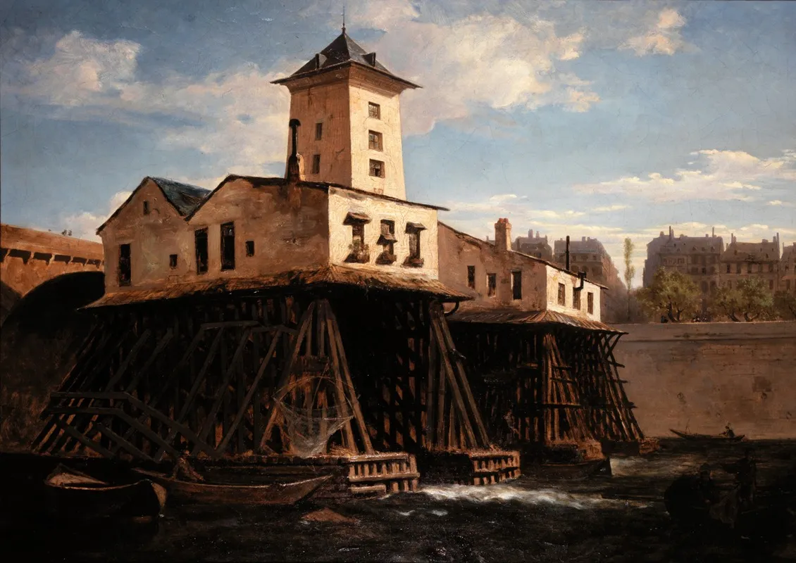 La Pompe Notre Dame Wall Art by Léon-Auguste Mellé - High-Resolution Digital Print